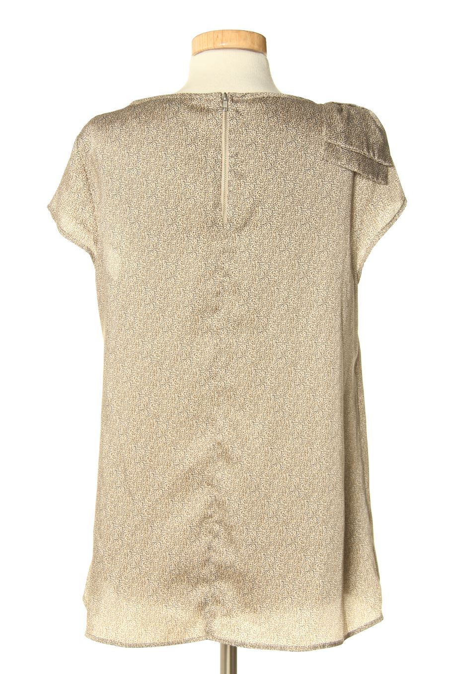 Blusa de manga corta de Tintoretto de la talla 42, de color marrón