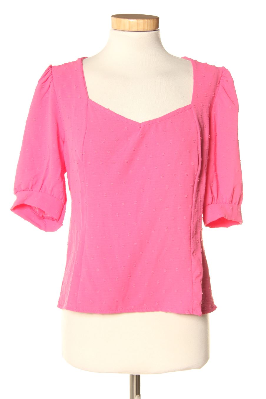 Blouse à manches courtes Valentina de la taille M, de couleur rose