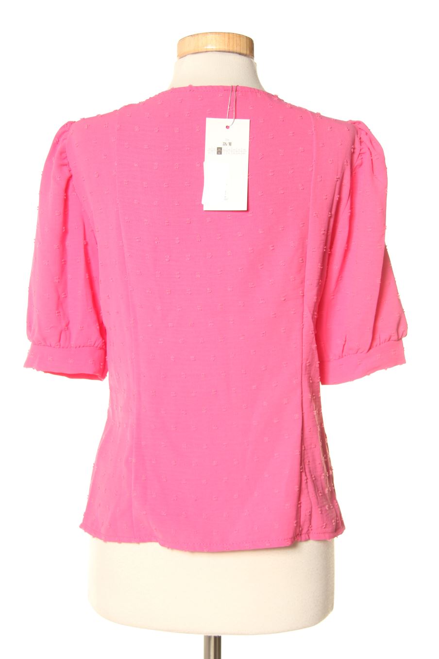 Blouse à manches courtes Valentina de la taille M, de couleur rose