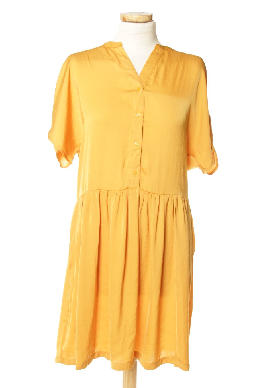 Robe casual Best Mountain de la taille S, de couleur moutarde