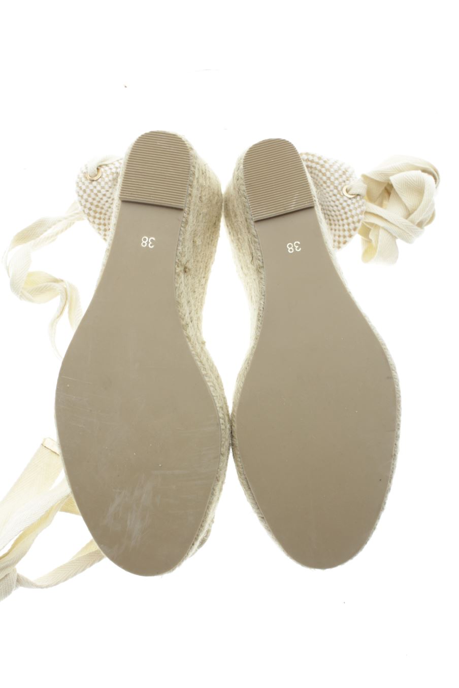 Plataformas de PERCENTIL de la talla 38, de color beige de