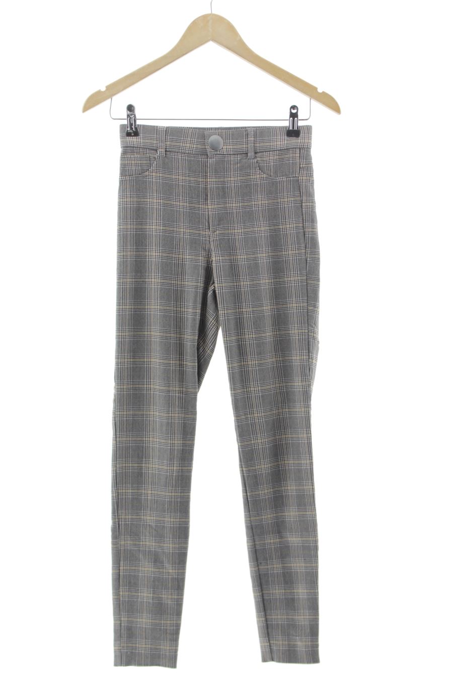 Pantalón de Zara de la talla XS, de color cuadros