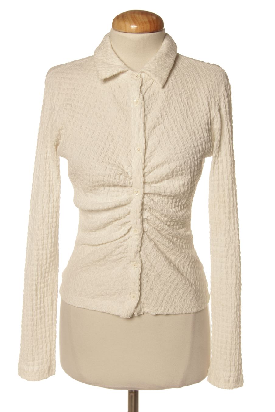 Chemise Stradivarius de la taille S, de couleur blanc