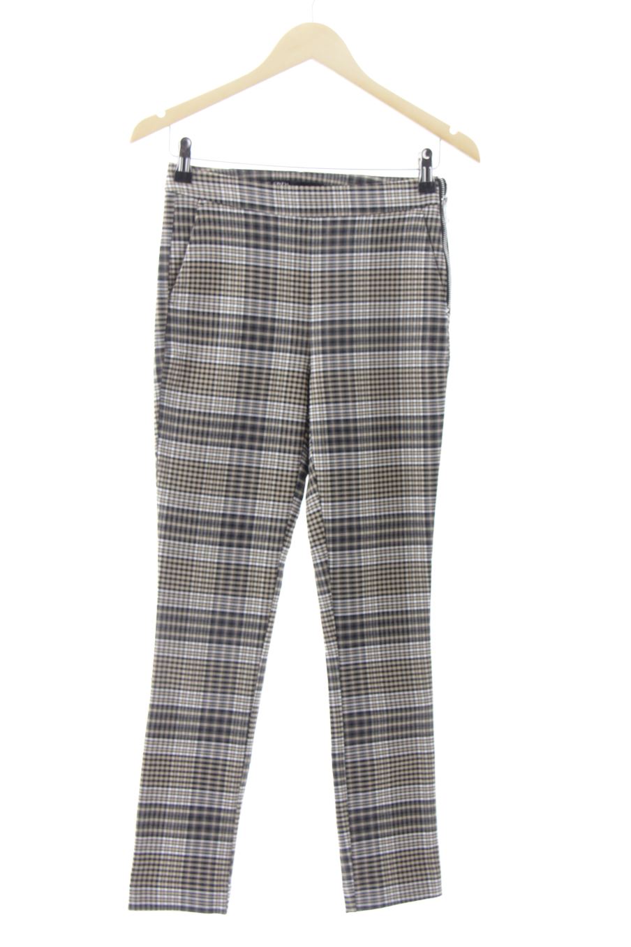 Pantalon Zara de la taille XS, de couleur carreaux
