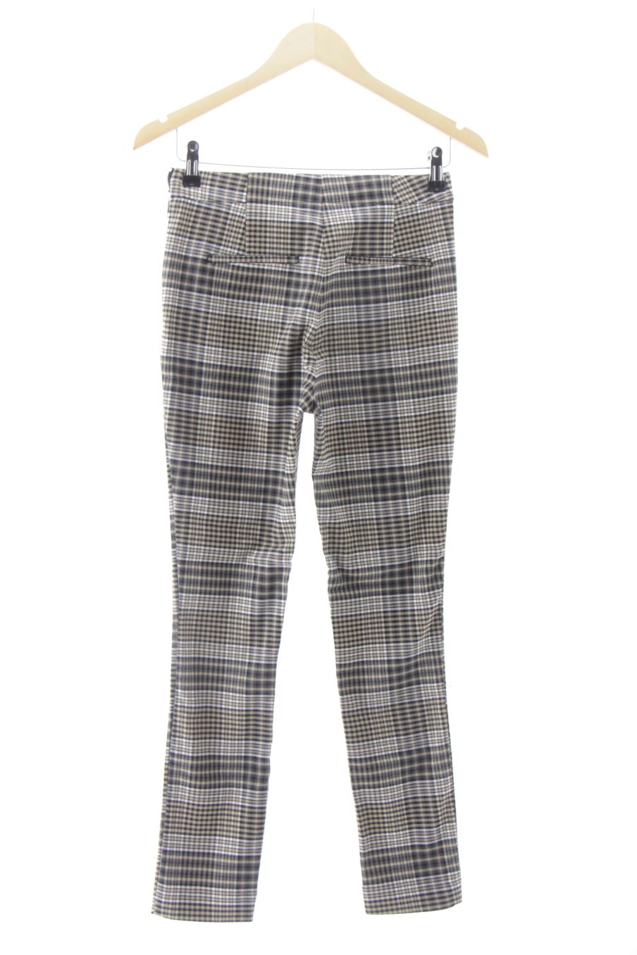 Pantalon Zara de la taille XS, de couleur carreaux