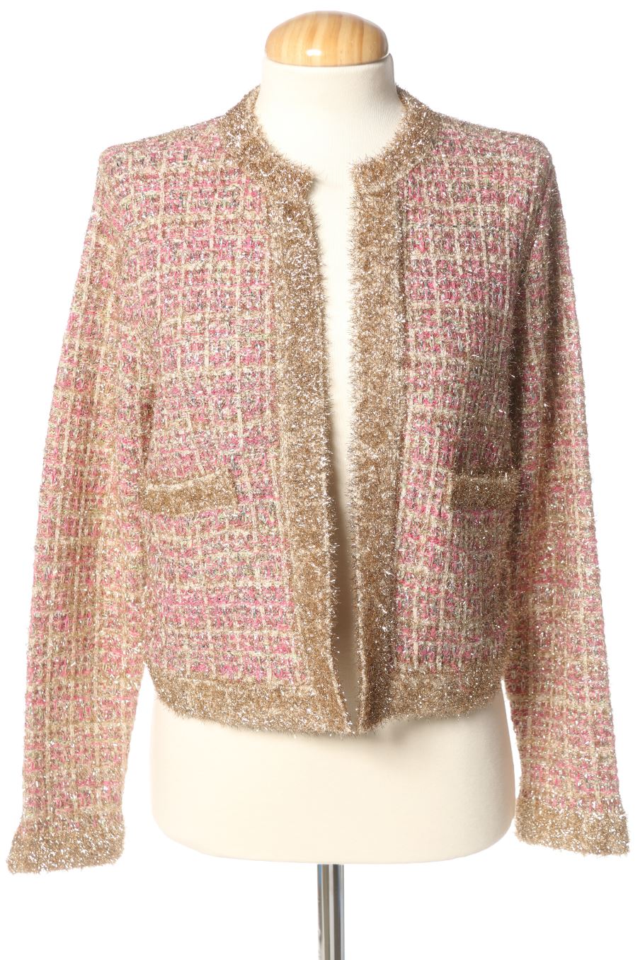 Blazer de Zara de la talla S, de color rosa