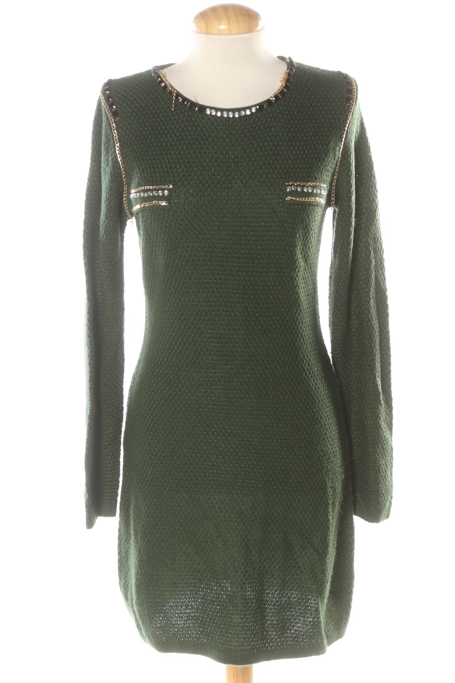 Einfaches Kleid von Massimo Dutti Größe S, Farbe Grün, für