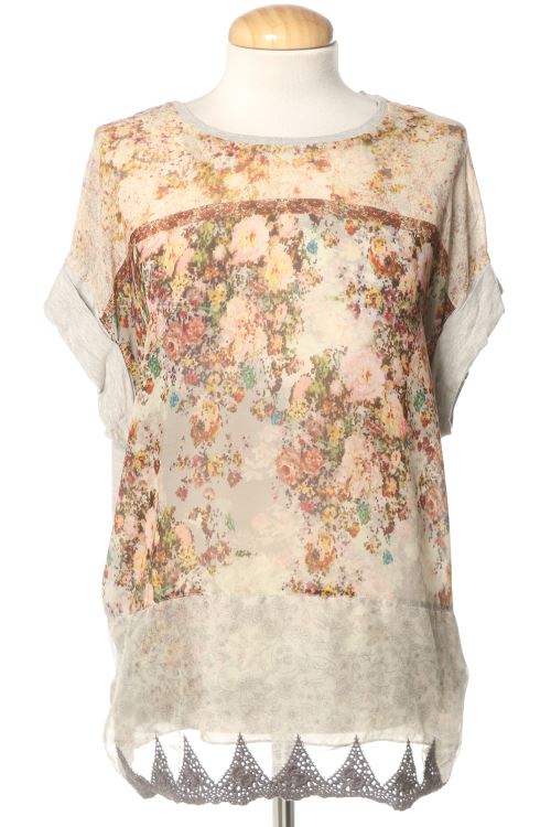 Blusa de manga corta