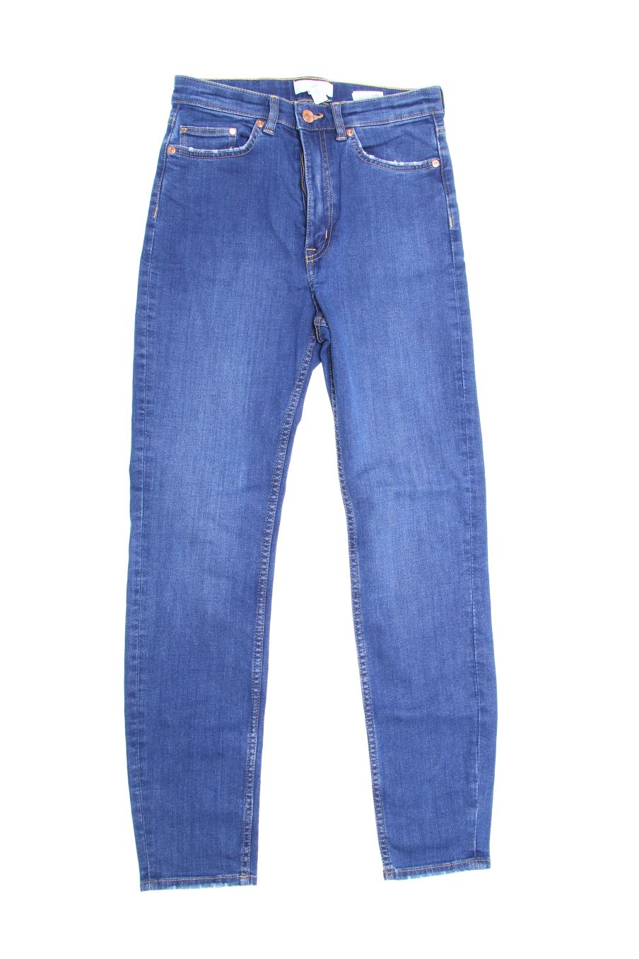 Jeans H&M de la taille 36, de couleur bleu de denim