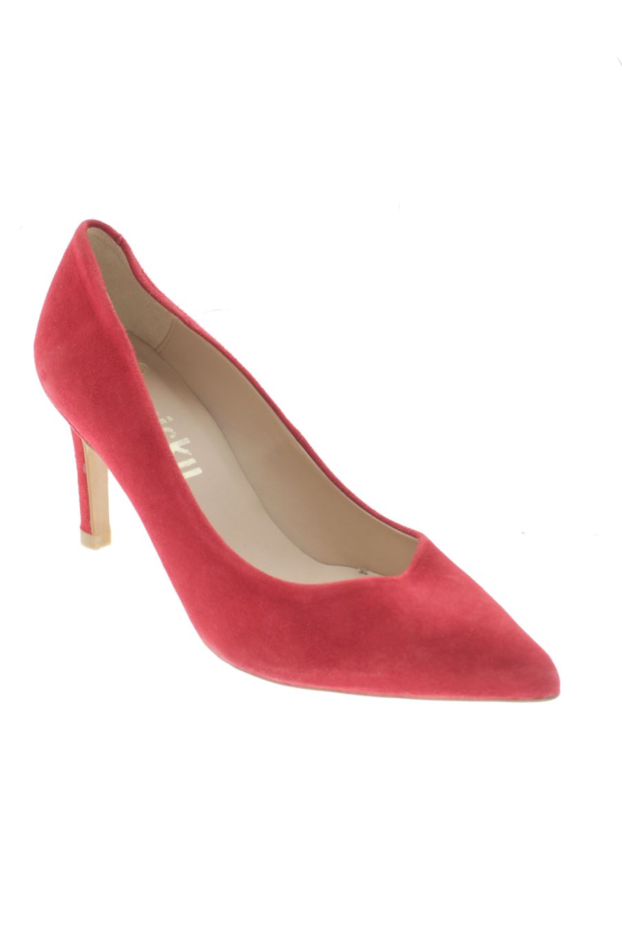 Zapatos de tacon de VICKY de la talla 35, de color rojo de