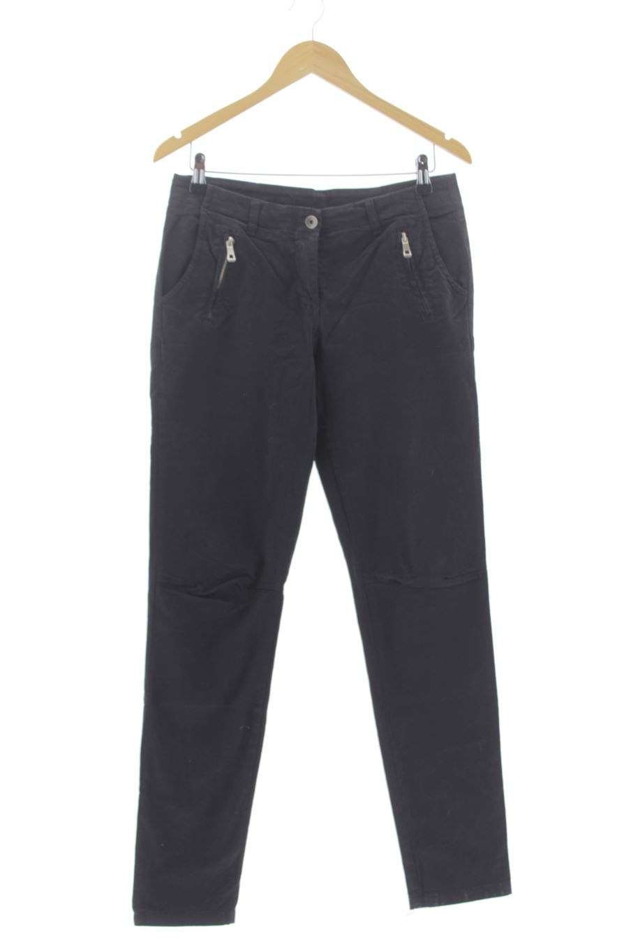 Pantalon Made in italy de la taille L, de couleur noir
