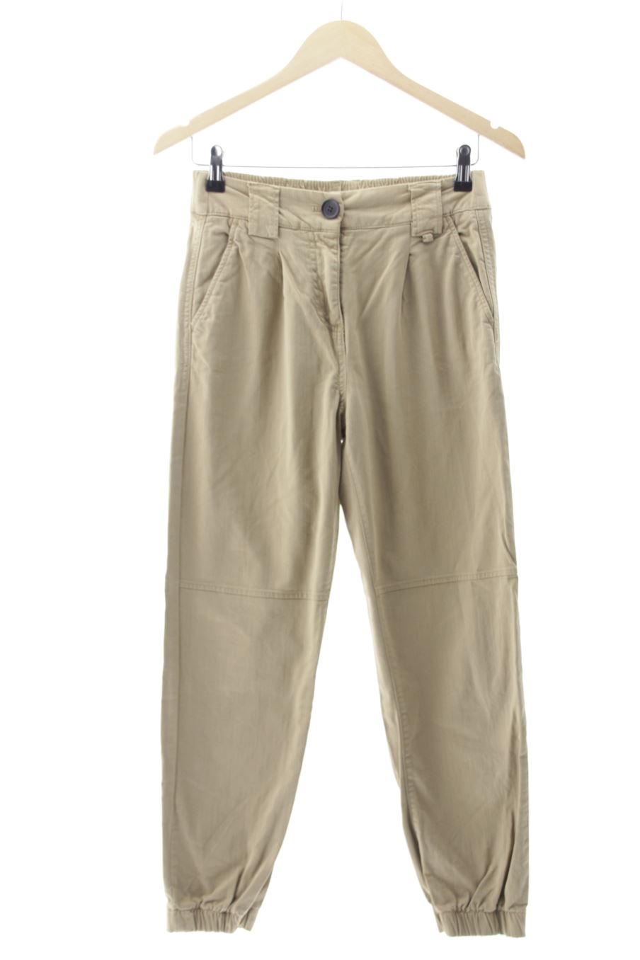 Vaquero de Bershka de la talla 34, de color beige de ropa vaquera