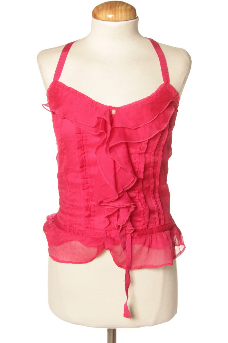 Aufwändiges Top von Hollister Größe XS, Farbe Rosa, für