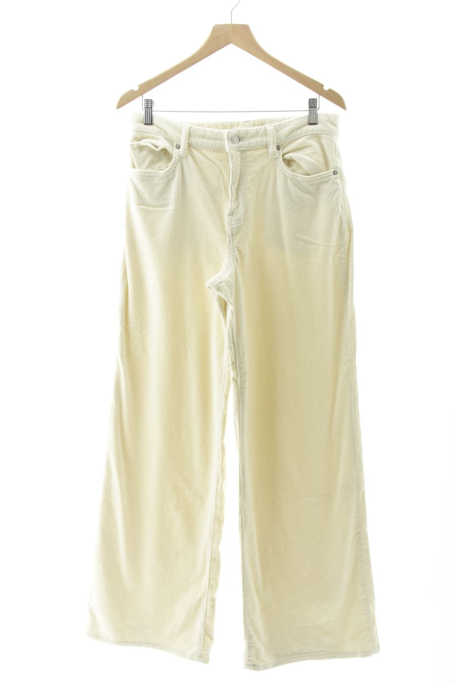 Vaquero de Mango de la talla 38, de color beige