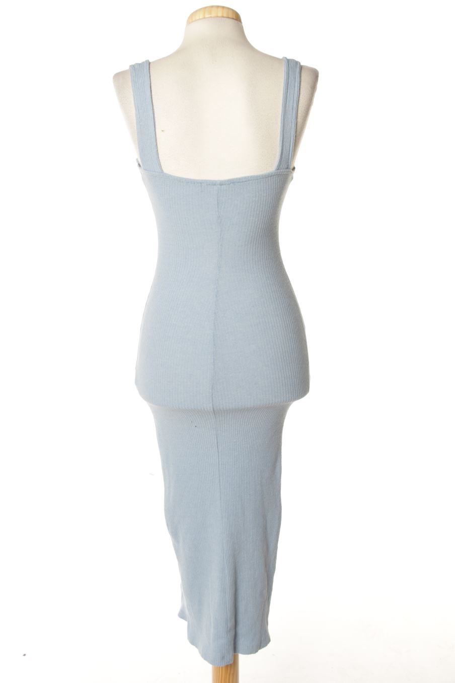 Vestido casual de Bershka de la talla XS, de color azul