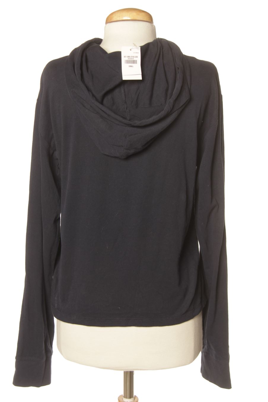 Langärmeliges T-Shirt von Hollister Größe S, Farbe Marineblau, für