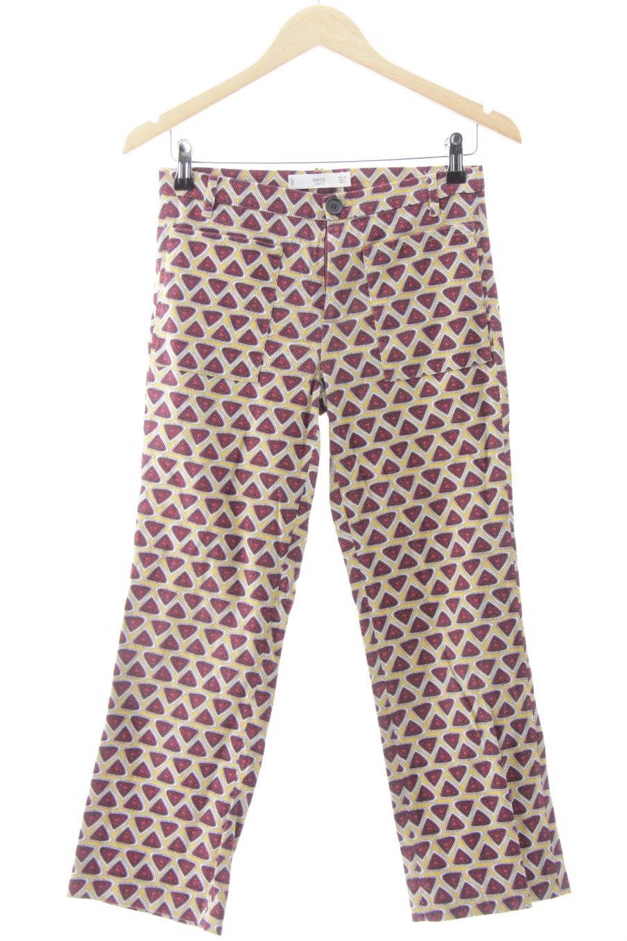 Pantalón de Mango de la talla 36, de color estampado