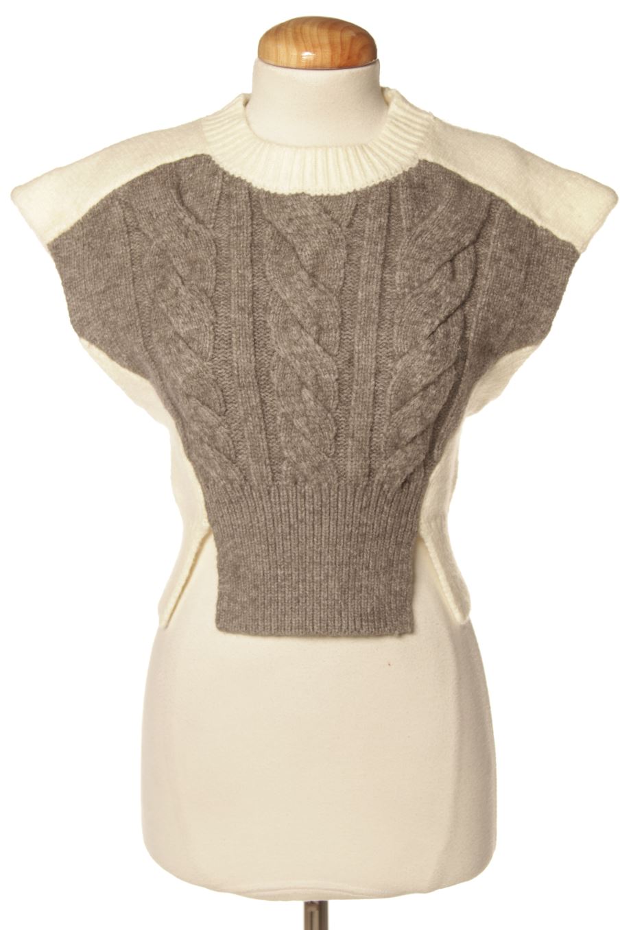 Jersey de Zara de la talla XS, de color beige