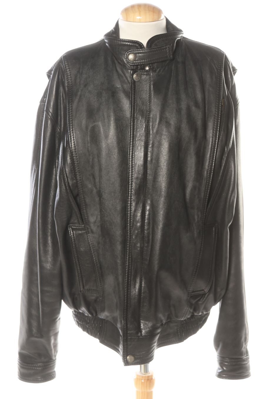 Giubbotto de Top Piel de la talla XL, de color nero