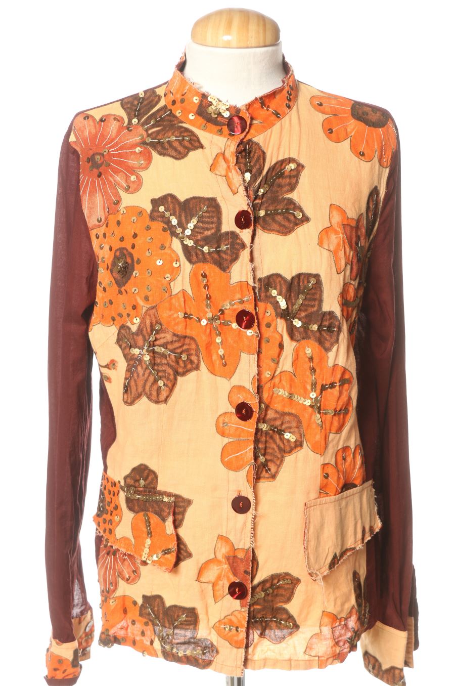 Camicia de Nathalie Garçon de la talla 42, de color fiori