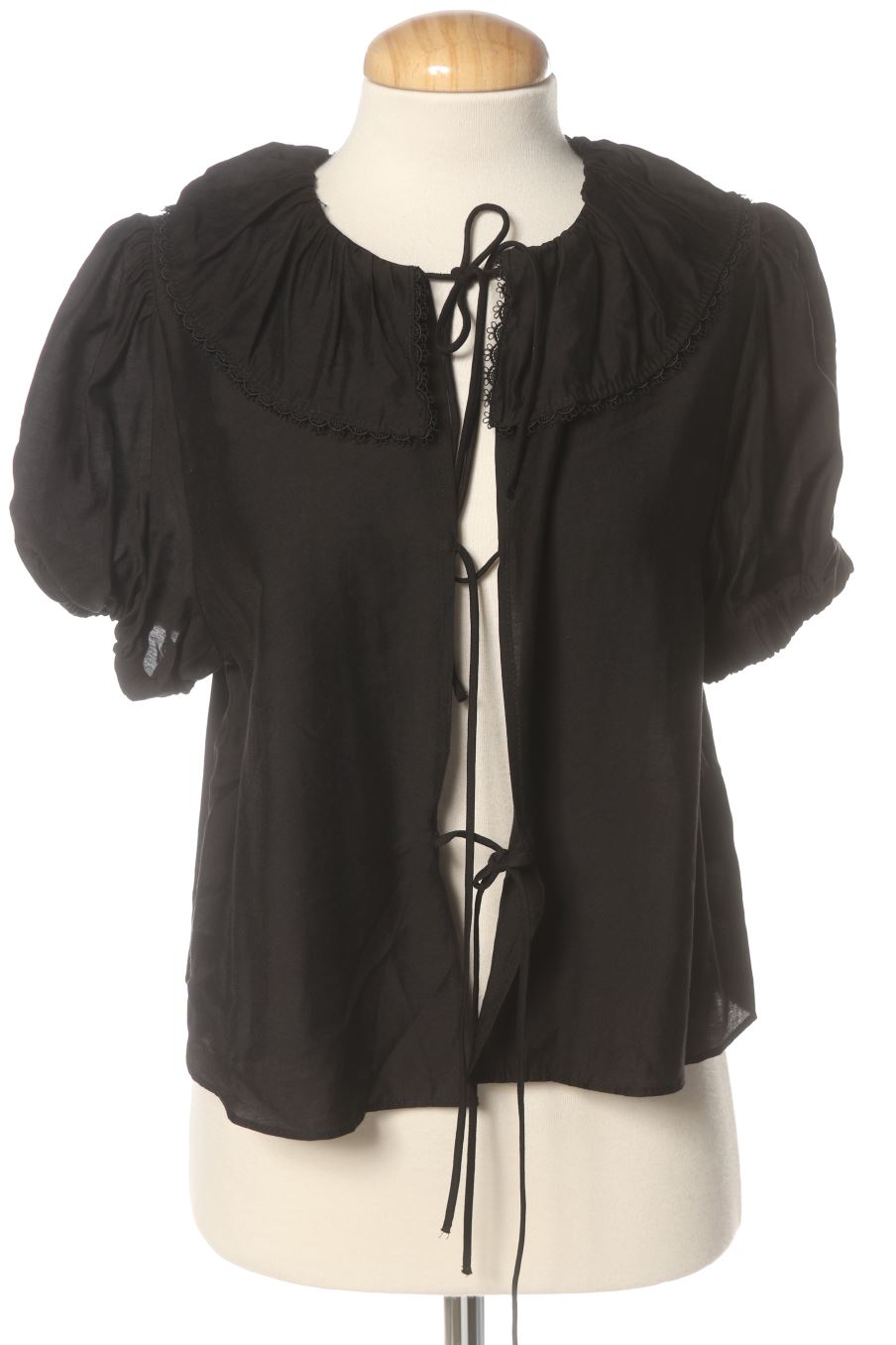 Blusa a maniche corte de H&M de la talla S, de color nero