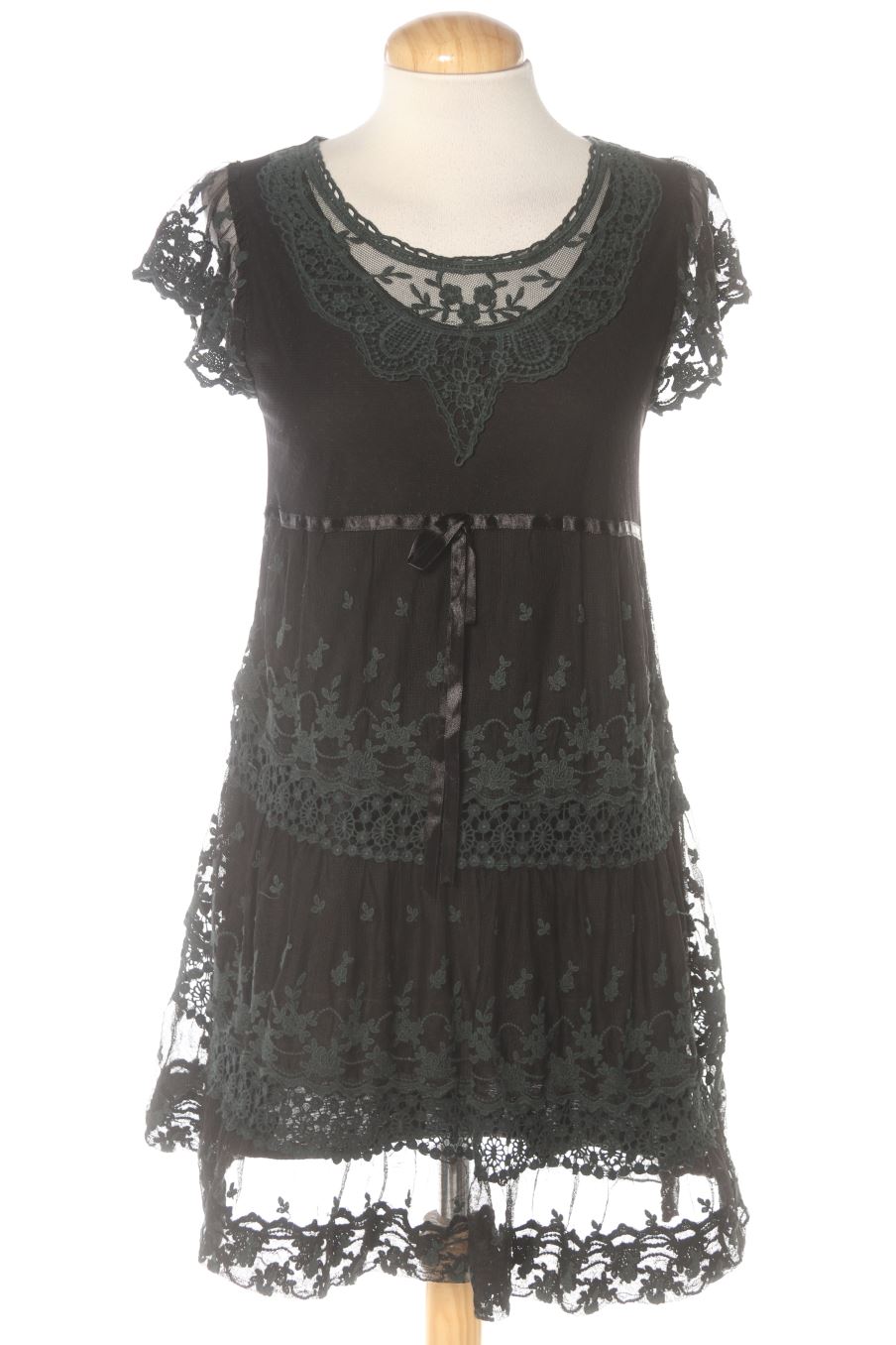 Vestito casual de Yumi de la talla XXS, de color nero