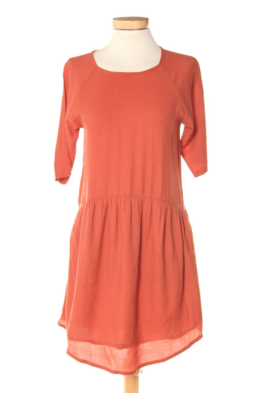 Robe casual Pull & Bear de la taille S, de couleur marron