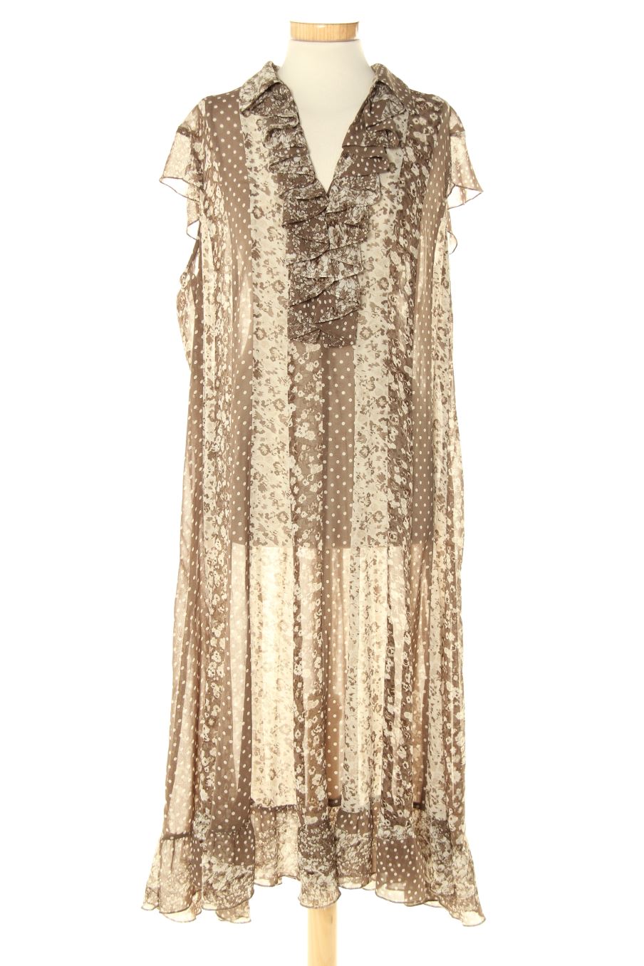 Robe casual Punt roma de la taille 52, de couleur marron