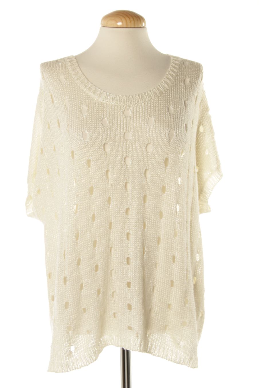 Pull Surkana de la taille L, de couleur blanc