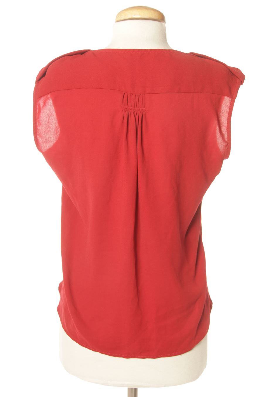 Top Zara de la taille S, de couleur rouge