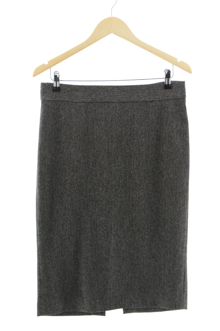 Falda de Zara de la talla M, de color gris