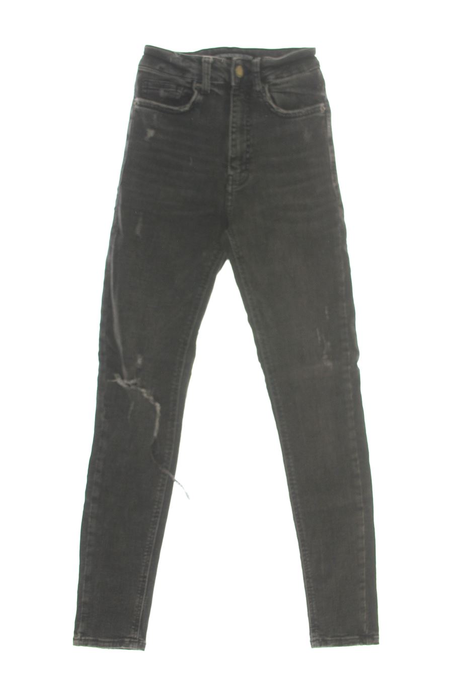Jeans von Trf (ZARA) Größe 34, Farbe Grau, aus Jeanskleidung für