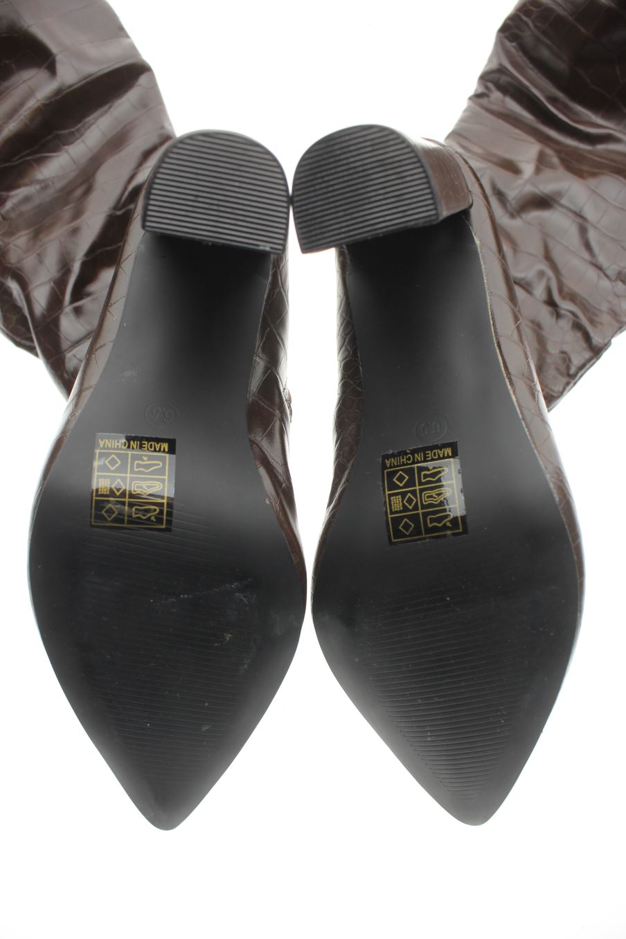 Botas de FASHIONNOVA de la talla 39, de color marrón de