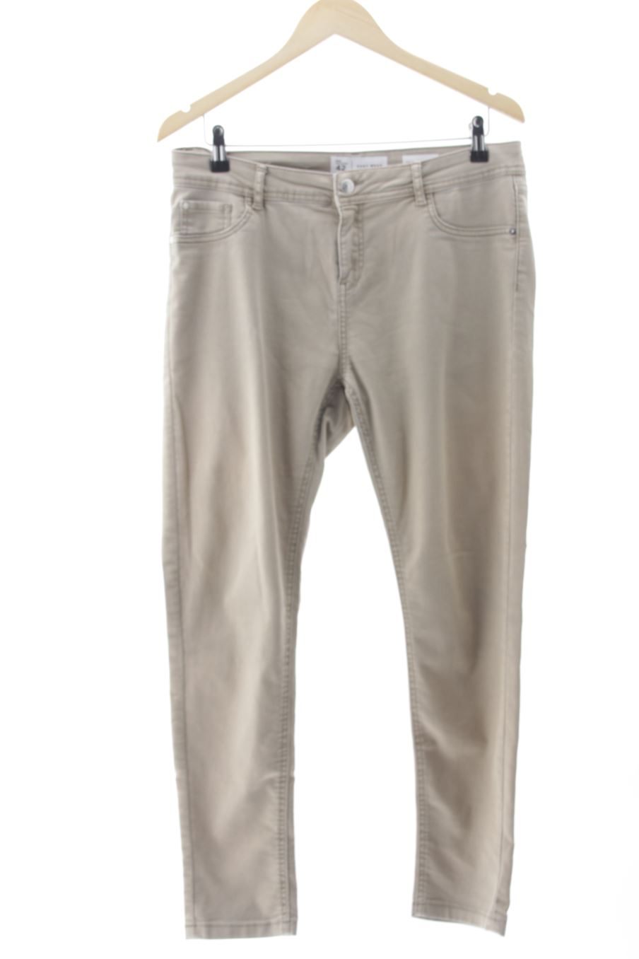 Jeans Easy wear de la taille 42, de couleur beige de denim