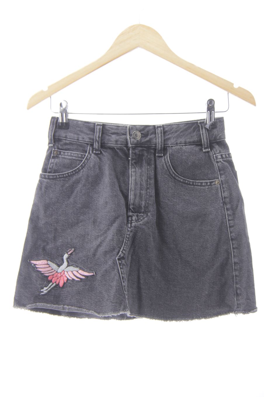 Gonne de Bershka de la talla 34, de color grigio