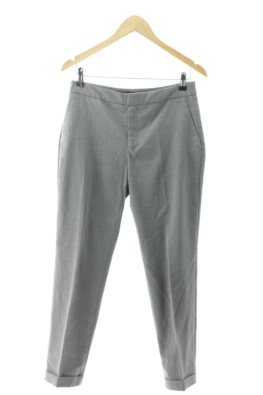 Pantalon Zara de la taille 36, de couleur gris