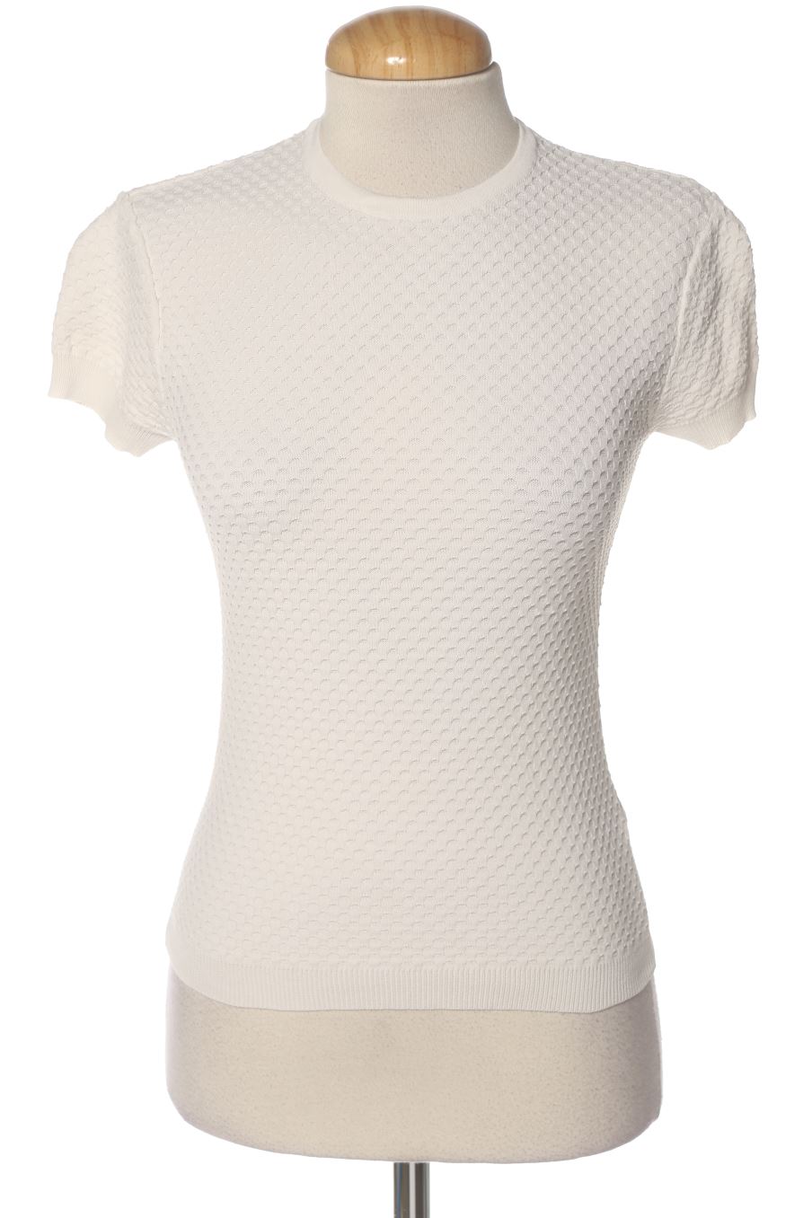 Maglione de Zara de la talla XS, de color bianco