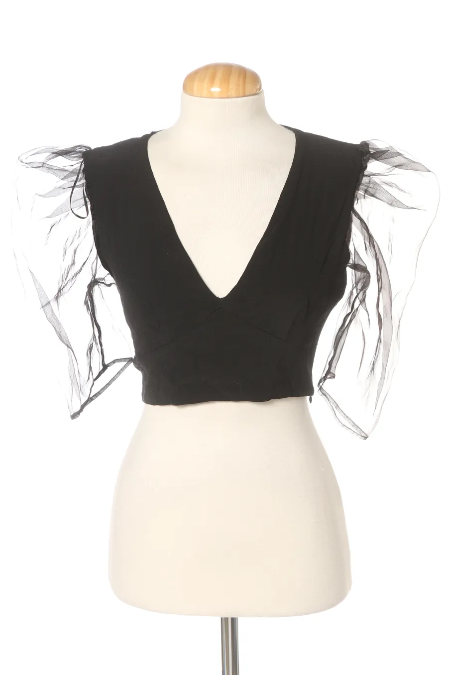 Blouse à manches longues Bershka de la taille M, de couleur noir