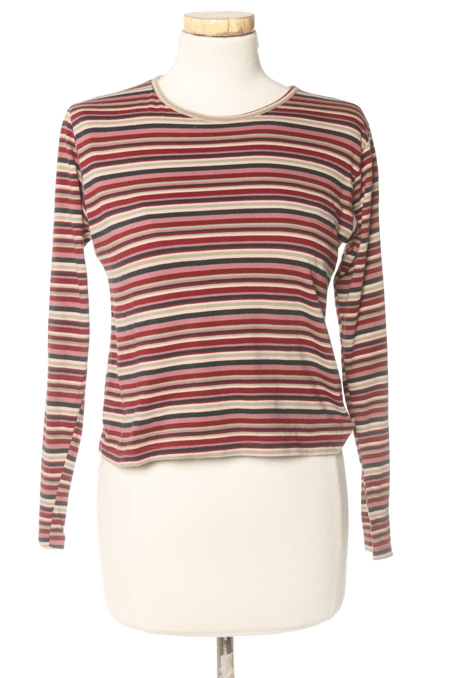 Langärmeliges T-Shirt von Nicoli Größe M, Farbe Gestreift, für