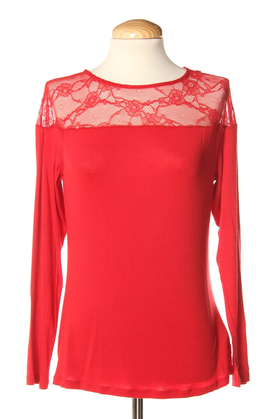 Camiseta manga larga de H&M de la talla M, de color rojo