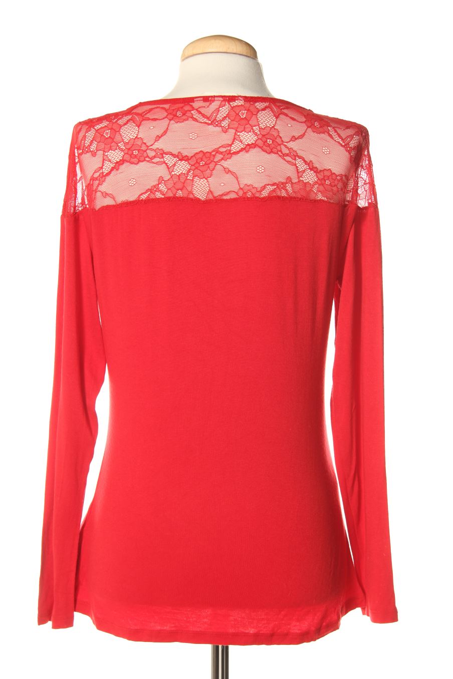 Camiseta manga larga de H&M de la talla M, de color rojo