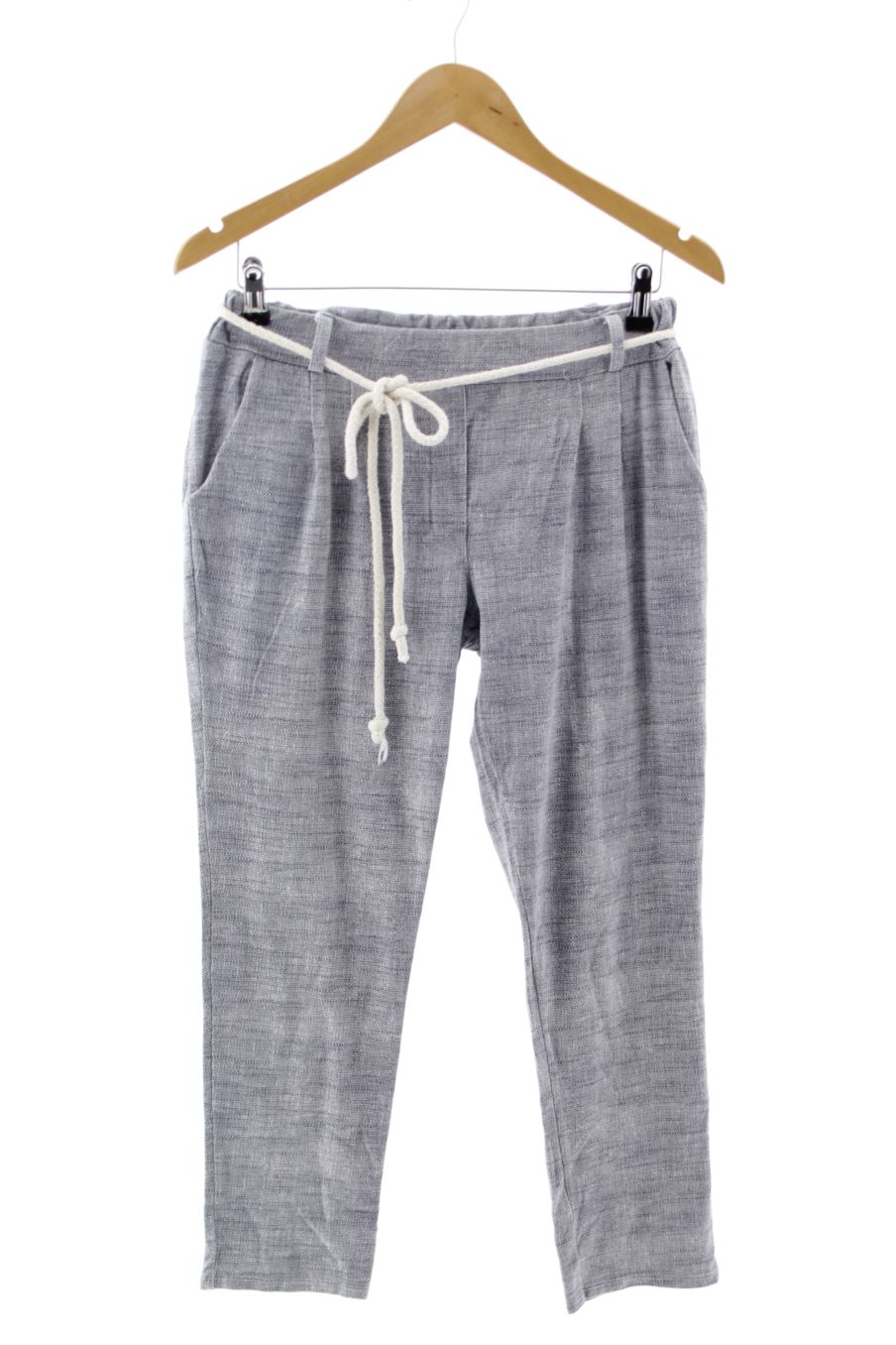 Pantalón Casual de Made in italy de la talla S, de color gris