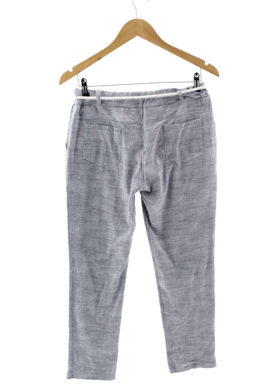 Pantalón Casual de Made in italy de la talla S, de color gris