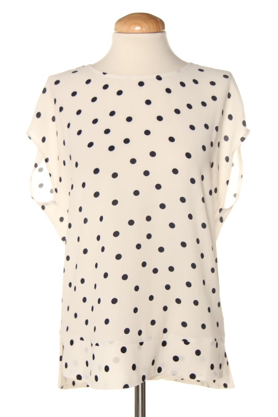 Blouse à manches courtes Mango de la taille XS, de couleur blanc