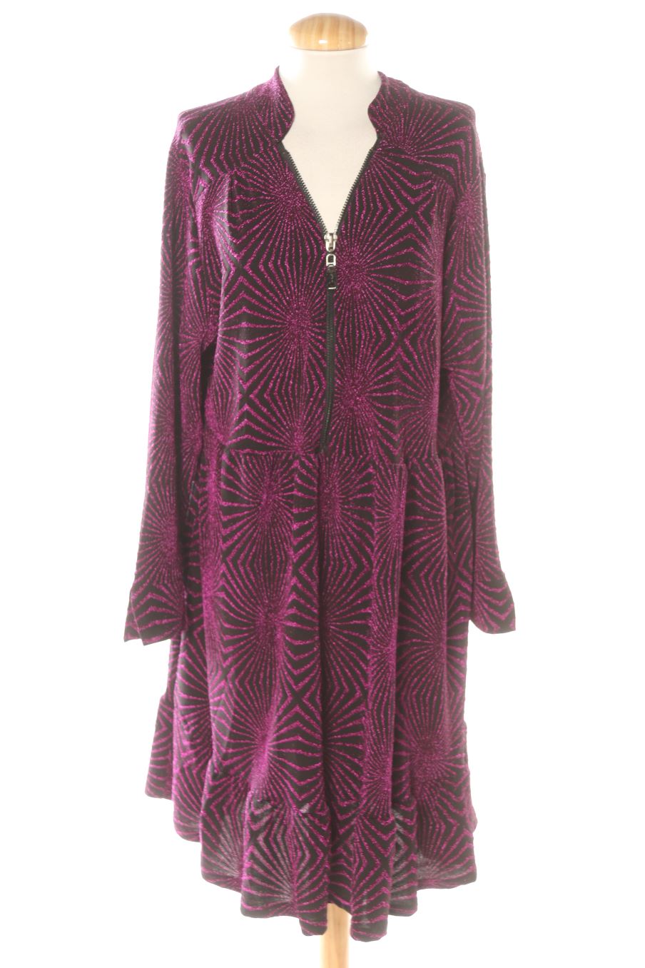 Vestido elegante de 2W PARIS de la talla 46, de color rosa