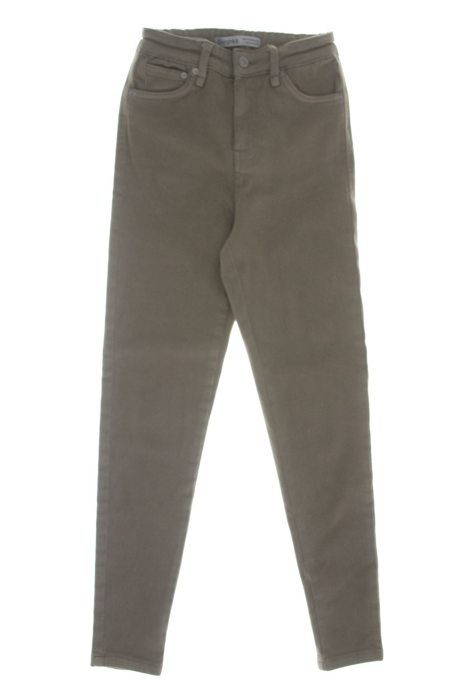 Jeans von Bershka Größe 34, Farbe Beige, aus Jeanskleidung für
