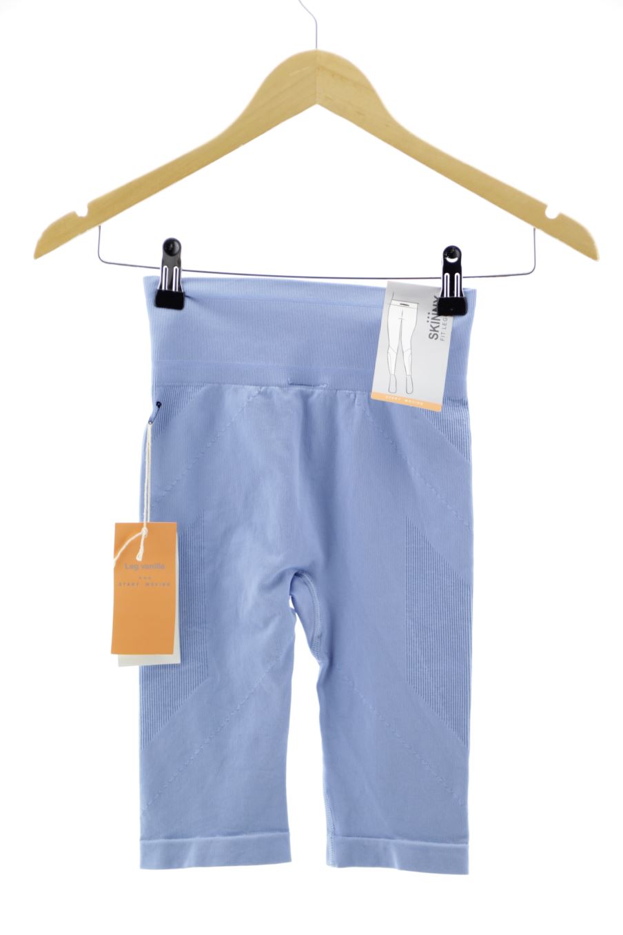 Pantalones cortos de deporte de Leg Vanilla de la talla S, de color azul