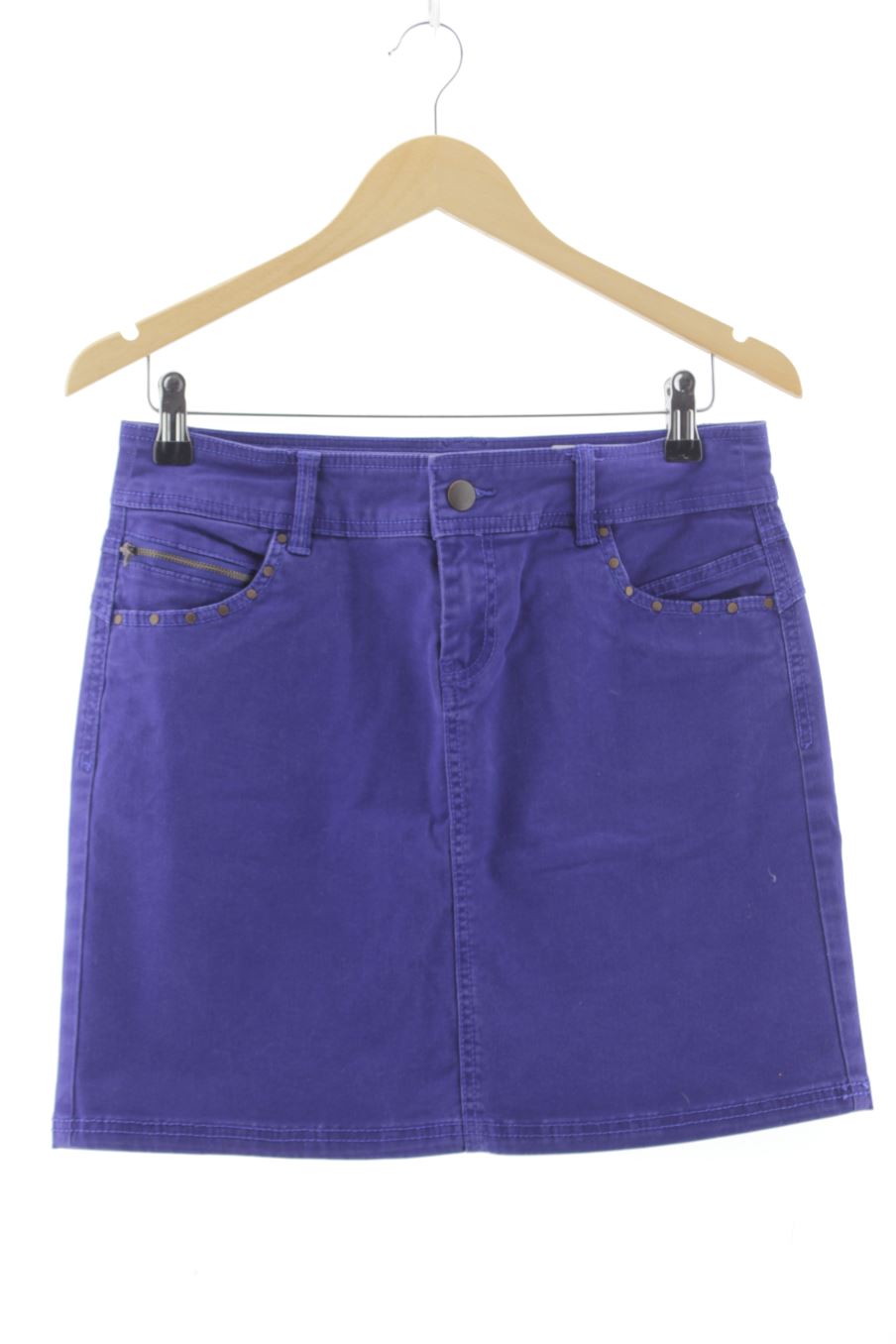 Jupe Camaieu de la taille 38, de couleur bleu marine de denim
