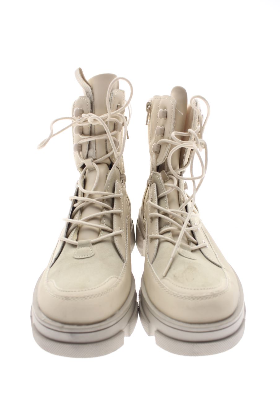 Botines de C&A de la talla 42, de color beige de