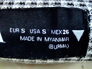 Legging de Zara de la talla S, de color cuadros